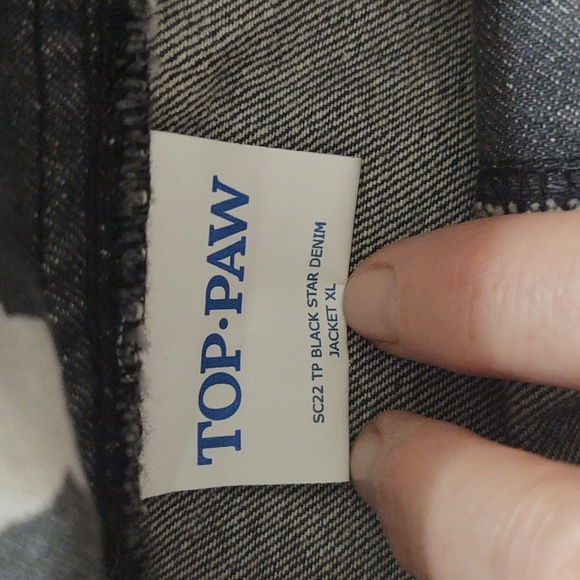 Top pw doggie jean jacket in XL - Picture 2 of 4
